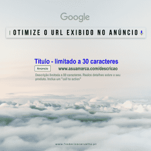 Otimize o URL exibido no seu anúncio de pesquisa para que seja relevante para o produto ou serviço que está a promover